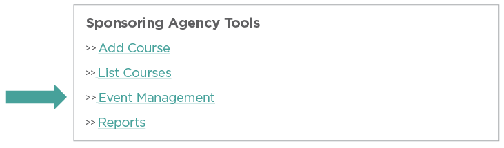 Sponsoring Agency Tools