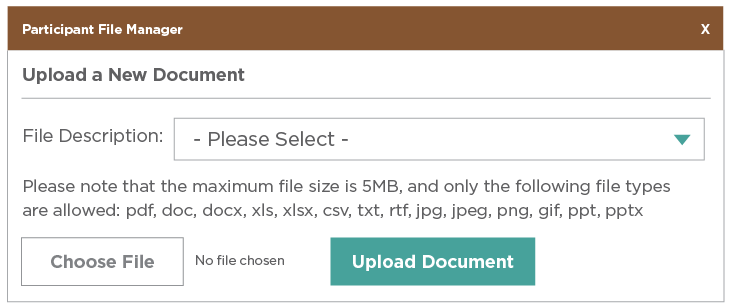 Uploading Documentation into Registry