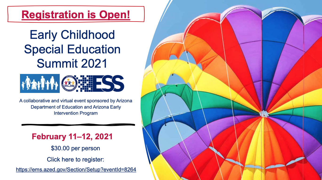 Early Childhood Special Education Summit 2021 Arizona Early Childhood