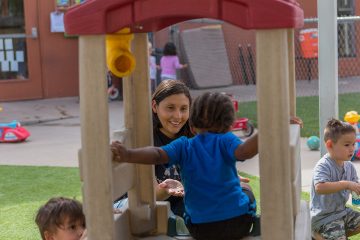 early ed teacher playground